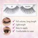 Andrea False Lashes Style 23 - Black 4 pairs Andrea