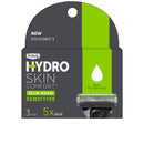 Schick Hydro Skin Comfort Sensitive 3 Blade Razor Refills, 5 Count Schick