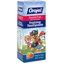 Orajel Kids Paw Patrol Fluoride-Free Training Toothpaste, Natural Fruity Fun Flavor,