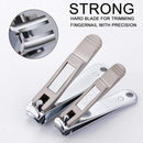 FAMILIFE Manicure Set, 7 in 1 Professional L14 Manicure Pedicure Set Stainless Steel Nail Clipper Set with Noble Portable Gray Travel Case Gift for Women Men FAMILIFE
