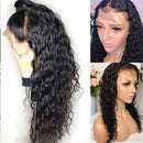 Nadula Brazilian Water Wave Human Hair 13×4 Lace Front Wigs For Women 100% Unprocessed Virgin Wavy Human Hair Wig 150% Density Pre Plucked With Baby Hair (24inch) Nadula Store