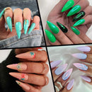 Makartt 500Pcs Stiletto Nail Tips, Full Cover False Nails Clear Press on Nails Acrylic Nail Tips Clear Tips for Acrylic Nails with Bag, 10 Sizes Makartt Store