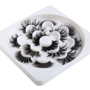 25mm Lashes Mink 7 Pairs Faux Mink Eyelashes Dramatic Long False eyelashes HICOCU Store