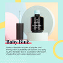 Beetles Gel Nail Polish 15ml Blue Color Gel Polish Set Soak Off LED Nail Lamp Gel Polish Nail Art Manicure Salon DIY Home Christmas Gel 0.5Oz beetles Gel Polish Store