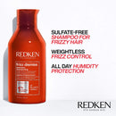 Redken Frizz Dismiss Shampoo and Conditioner| For Frizzy Hair | Smooths Hair & Manages Frizz | Sulfate Free REDKEN