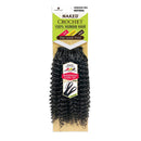 Naked Human Hair Crochet Braids Pre-Loop Type Bohemian Curl (3-pack [18"], NATURAL) Naked Wig