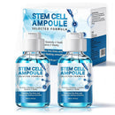 Botanical Stem Cell Ampoule for Face, Microneedling Serum, 2 Count | Hydrating facial serum ampoules for use with or without microneedling to improve the appearance of fine lines and dry skin Infinity Warehouse