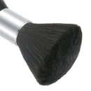 Vtrem 2 Pack Barber Brush Neck Duster Professional Large Hairbrush Ultra Soft Salon Shaving Brush for Face and Neck, Black & Brown Vtrem