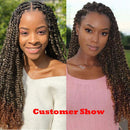 24Inch Passion Twist Hair 6 Packs Water Wave Crochet Braids for Butterfly Locs Hair Synthetic Crochet Braiding Hair Goddess Locs Long Bohemian Locs Hair(24 Inch, 1B/T30) VETYES