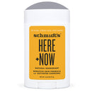 Schmidt's Aluminum Free Natural Deodorant for Women and Men, Here + Now for Sensitive Skin with 24 Hour Odor Protection, Certified Cruelty Free, Vegan Deodorant, 3.25oz 3-pack Schmidt's