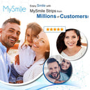 MySmile Teeth Whitening Strips, White Strips Teeth Whitening Kit, Non-Sensitive 14 Sets Teeth Whitener for Tooth Whitening, Helps to Remove Smoking Coffee Soda Wine Stain, Up to 10 Shades Whiter mysmile