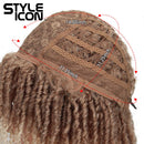 Style Icon 6" Short Dreadlock Wig Twist Wigs for Black Women Short Curly Synthetic Wigs (6", T27/613) Style Icon Store