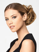 Modern Chignon Color R4 MIDNIGHT BROWN - Hairdo Extensions Claw Clip Loose Hair Bun Tru2Life Heat Friendly Synthetic Soft Waves Hairpiece HairDo