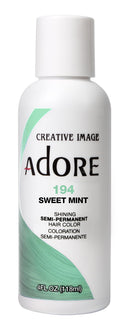 Adore Semi-Permanent Haircolor, 194 Sweet Mint, 4 Ounce (AD-194) Adore