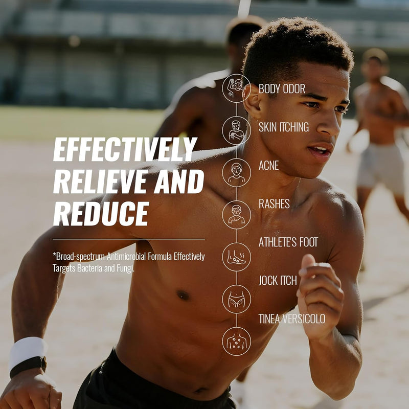 Natural Antifungal Body Wash: Tea Tree Fights Fungus Eliminates Odor Relieves Itching Formula for Sensitive Skin and Active Lifestyles 16.3 FL OZ Infinity Warehouse