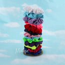 Small Scrunchies Cotton Hair Bobble - Set of 3 - Navy Motique Accessories