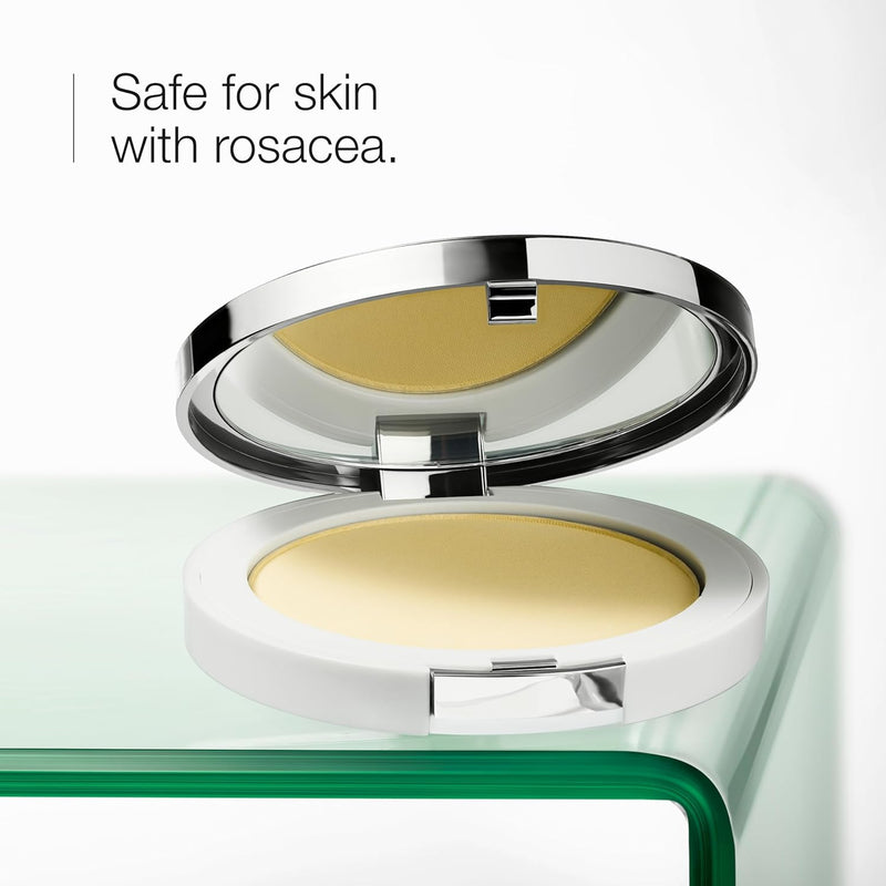 Clinique Redness Solutions Instant Relief Mineral Pressed Powder Makeup | Redness Correcting + Appropriate for Skin with Rosacea, Transparent, 1 Ounce Infinity Warehouse