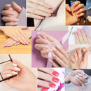Poly Nail Gel Kit, Ohuhu 12 Colors Nail Gel Kit with 4 Temperature Changing Colors, 8 Regular Color Nail Extension Professional Kit for DIY Girls Girlfriend Mother Lover - Primary Color Ohuhu