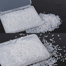 4000Pcs Italian Keratin Glue Granule Pellets Transparent Keration Glue Granule Bead for Hot Fusion Nail/I Tip Hair Extensions LEEONS