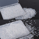 4600Pcs Italian Keratin Glue Granule Pellets Transparent Keration Glue Granule Bead for Hot Fusion Nail/I Tip Hair Extensions LEEONS