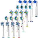 Replacement Brush Heads Compatible with Oral B Braun –20 Pack of 4 Sensitive Clean, 4 Floss Action, 4 Precision Clean & 4 Cross Action. Fits Oralb Electric Toothbrush Pro1000 Pro3000 Pro5000 & More! Alayna