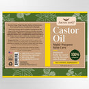 Aroma King - 100% Pure Castor Oil - Use on Face, Skin or Hair - 120 ml aroma king