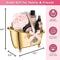Spa Gift Baskets For Women - Luxury Bath Set With Rose Oil & Orchid - Spa Kit Includes Body Wash, Bubble Bath, Lotion, Body Butter, Soap, Body Spray, Shower Puff, and Towel