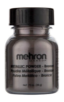 Mehron Makeup Metallic Powder (.75 oz) Bronze) Mehron