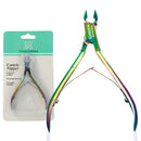 Cuticle Trimmer Professional Stainless Steel Cuticle Cutter Cuticle Remover with Sharp Blades and Double Spring Cuticle Nippers for Nail Care – Pedicure Manicure Nail Tools for Home Spa Salon GREEN ESTETICA
