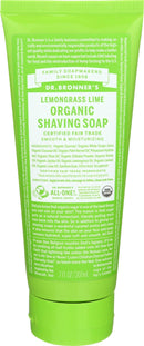 Dr Bronner Shaving Soap Lmngrss Lime Dr. Bronner's