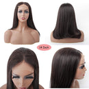 BLY 180% Density Short Bob Lace Front Wigs Straight Human Hair 4x4 Lace Closure Front Wigs For Black Women Brazilian Virgin Hair with Baby Hair Pre Plucked Natural Color(14 Inch) BLY Store