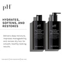 pH PURE HAIR Deep Moisture Shampoo & Conditioner Set - Moisturizing Formula For Dry Damaged Hair - Enriched with Kokum Nut Butter and Rose Extract - 8.45 Oz (Pack of 2) Infinity Warehouse