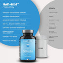 NAD HIM NAD Supplement Nicotinamide Riboside Wellness Formula, Help Restore NAD Levels, Support Testosterone Levels, NAD Supplement for Men, Non-GMO Gluten-Free, 90 Capsules Infinity Warehouse