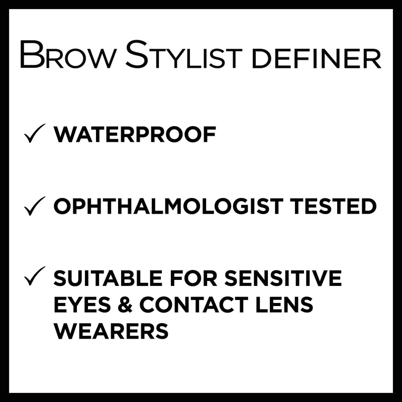 L'Oreal Paris Makeup Brow Stylist Definer Waterproof Eyebrow Pencil, Ultra-Fine Mechanical Pencil, Draws Tiny Brow Hairs and Fills in Sparse Areas and Gaps, Dark Blonde, 0.003 Ounce (Pack of 1) L'Oreal Paris