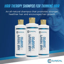 Clinical Effects: Hair Therapy Shampoo – Hair Growth Shampoo – 8 Fl Oz – 3 Bottles – All Natural, DHT Blocking Ingredients with Biotin, AnaGain and Baicapil - Hair Care and Hair Loss Solution Clinical Effects