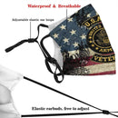 Tequfe United States Army US Army Veteran Face Mask Reusable Facial Balaclavas Fashion Design Uv Protection Face Protection With 2 Filters Tequfe