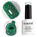 Glitter Gel Nail Polish, Gold Diamond Gelpolish Spark Shiny Nail Art Soak Off U V L E D Lacquer Gel Nail Starter Manicure Salon DIY at Home RAR82 Infinity Warehouse