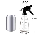 Youngever 6 Pack Clear Empty Plastic Spray Bottles, Spray Bottles for Hair and Cleaning Solutions (8 Ounce) Youngever