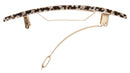 France Luxe Luxury Rectangle Barrette, Opera Silver - Classic French Design for Everyday Wear France Luxe