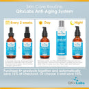 Glycolic Acid 50% Gel Peel with Chamomile and Green Tea Extracts - Professional Grade Chemical Face Peel for Acne Scars, Collagen Boost, Wrinkles, Fine Lines - Alpha Hydroxy Acid - 1 Bottle of 1 fl oz QRxLabs