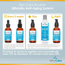 Glycolic Acid 50% Gel Peel with Chamomile and Green Tea Extracts - Professional Grade Chemical Face Peel for Acne Scars, Collagen Boost, Wrinkles, Fine Lines - Alpha Hydroxy Acid - 1 Bottle of 1 fl oz QRxLabs