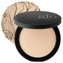 Glo Skin Beauty Pressed Base Powder Foundation Makeup (Natural Medium) - Flawless Coverage for a Radiant Natural, Second-Skin Finish Infinity Warehouse