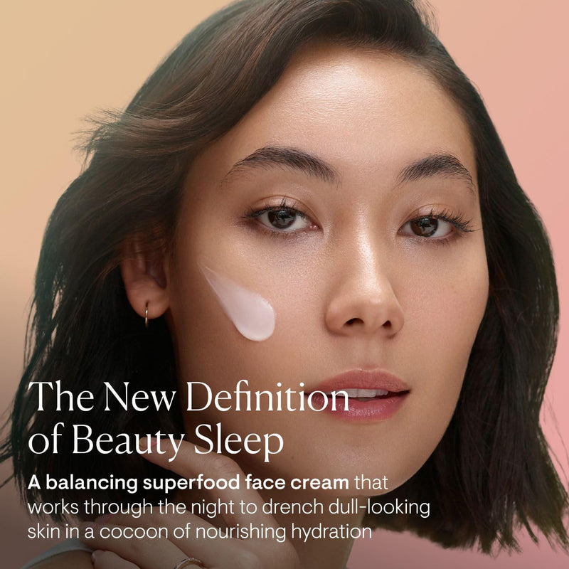 ELEMIS Superfood Midnight Facial, Moisturizer Face Cream, Hydrating Face Moisturizer for Dry Skin, Firming Facial Cream, Camu Camu & Vitamin C Cream Infinity Warehouse