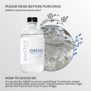 Dimethyl Sulfoxide (DMSO) 99.95% Pure Liquid |4 oz. DMSO Pharma Grade Non-diluted | Undiluted & Odorless, Contained in Premium Glass Bottle Infinity Warehouse