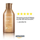 Redken All Soft Shampoo | For Dry/Brittle Hair | Provides Intense Softness and Shine | With Argan Oil | 10.1 Fl Oz, 10 fl. oz REDKEN