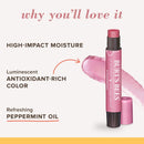 Burt's Bees 100% Natural Moisturizing Lip Shimmer, Strawberry - 1 Tube Burt's Bees