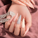 Beetles 20PCS Dip Powder Nail kit, Bare Collection Dip Nails Powder Starter Kit, White Nude Pink Brown Glitters Colors Dipping Powder with Base Top Coat Activator Brush Saver beetles Gel Polish