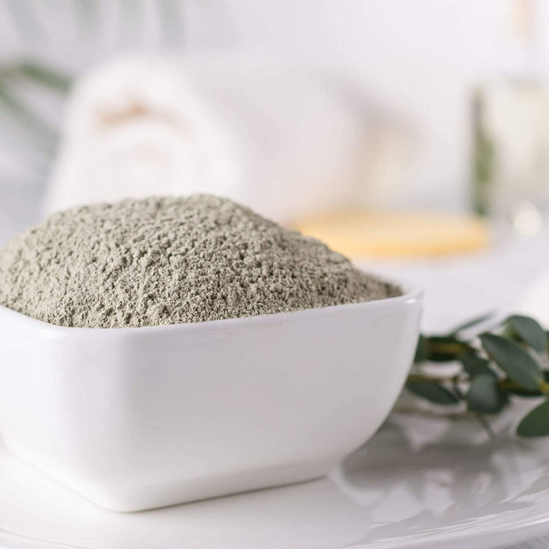 Calcium Bentonite Clay Healing Powder - Pure Organic Pharmaceutical, Better Than Food Grade - Face, Body & Hair Detox Mask, for Internal Use, Natural Mud Masks, Deep Pore Cleansing for Health & Beauty Lone Star Botanicals Store