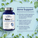 1MD Nutrition OsteoMD for Comprehensive Support - Supplement for Women and Men - Promote Density w/Vitamin D - Hydroxyapatite w/Vitamin D3 & K2-90 Capsules Infinity Warehouse