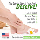 Tea Tree Oil Foot Soak With Epsom Salt - Made in USA - For Foot Odor, Toenail Fungus, Athletes Foot, Softens Calluses & Soothes Sore Tired Feet, Pedicure Spa at Home - 16oz FOOT CURE